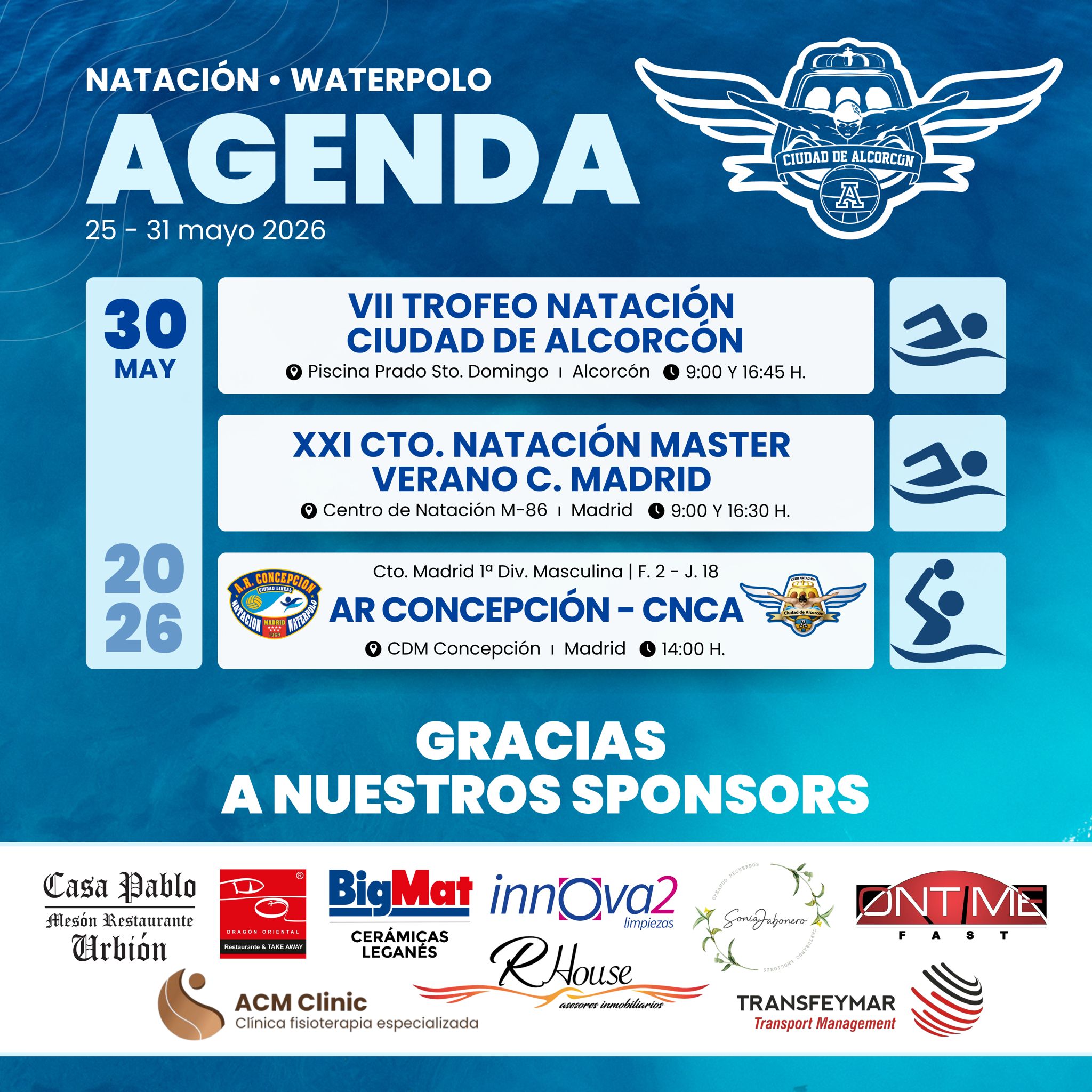 Actividad semanal del club