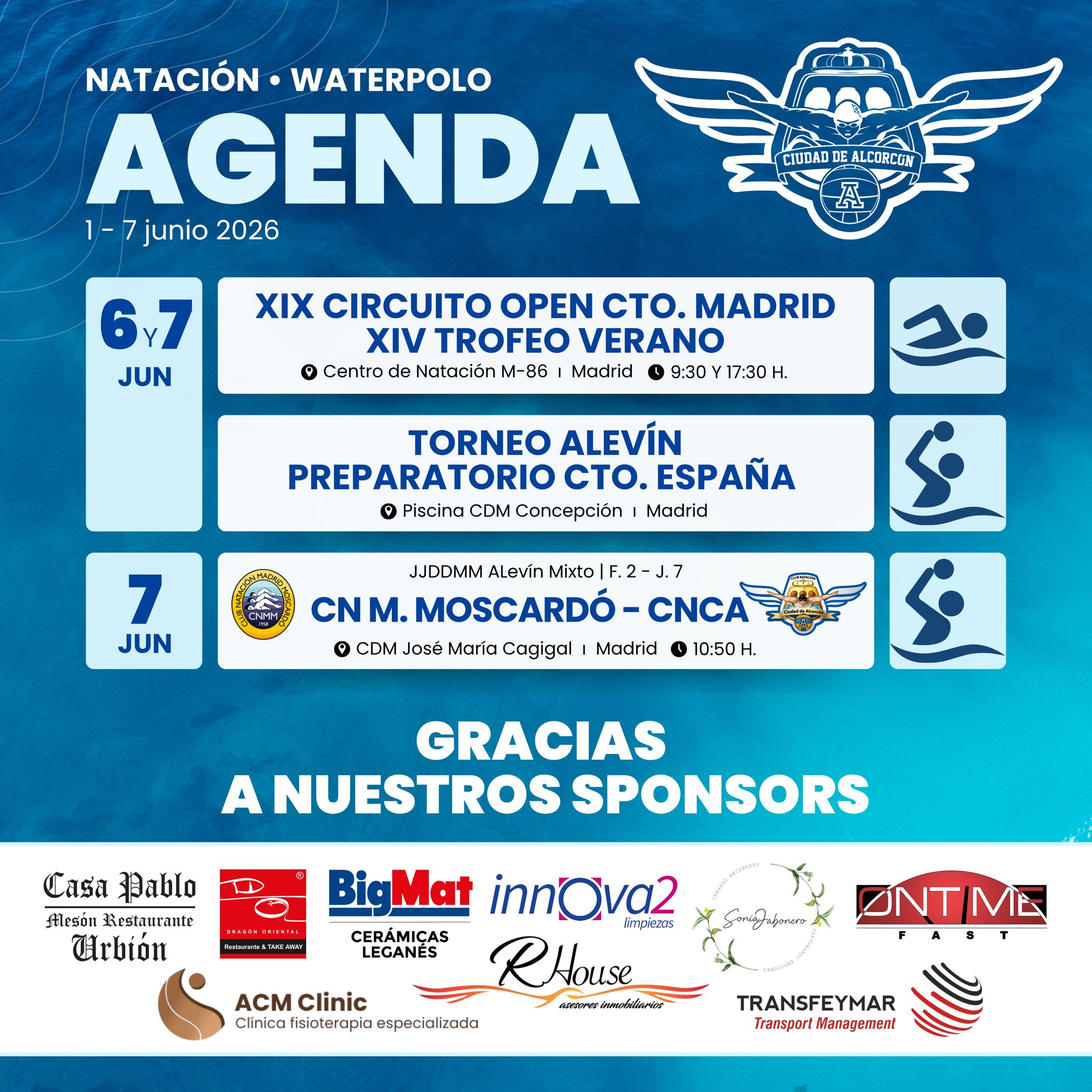 Actividad semanal del club
