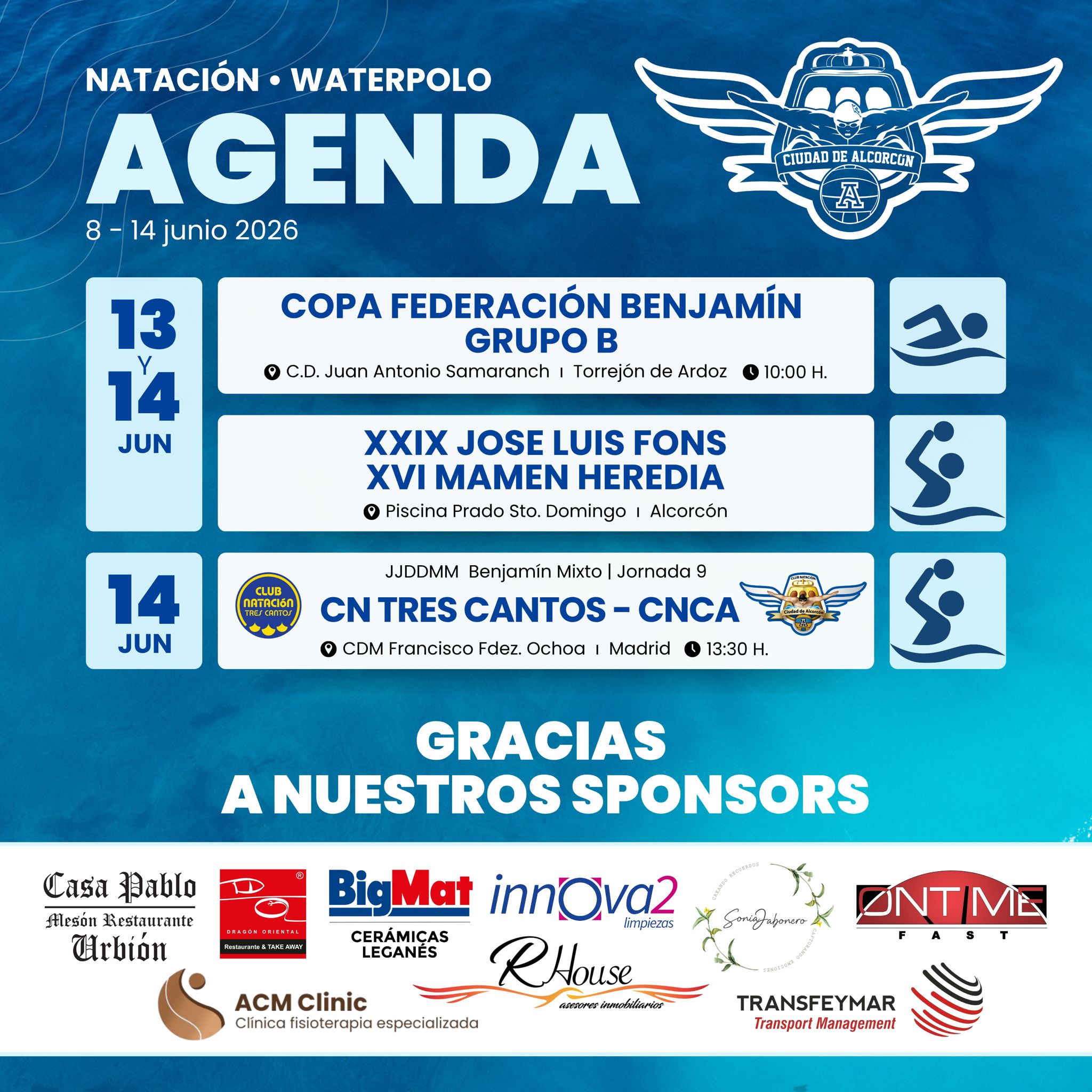 Actividad semanal del club