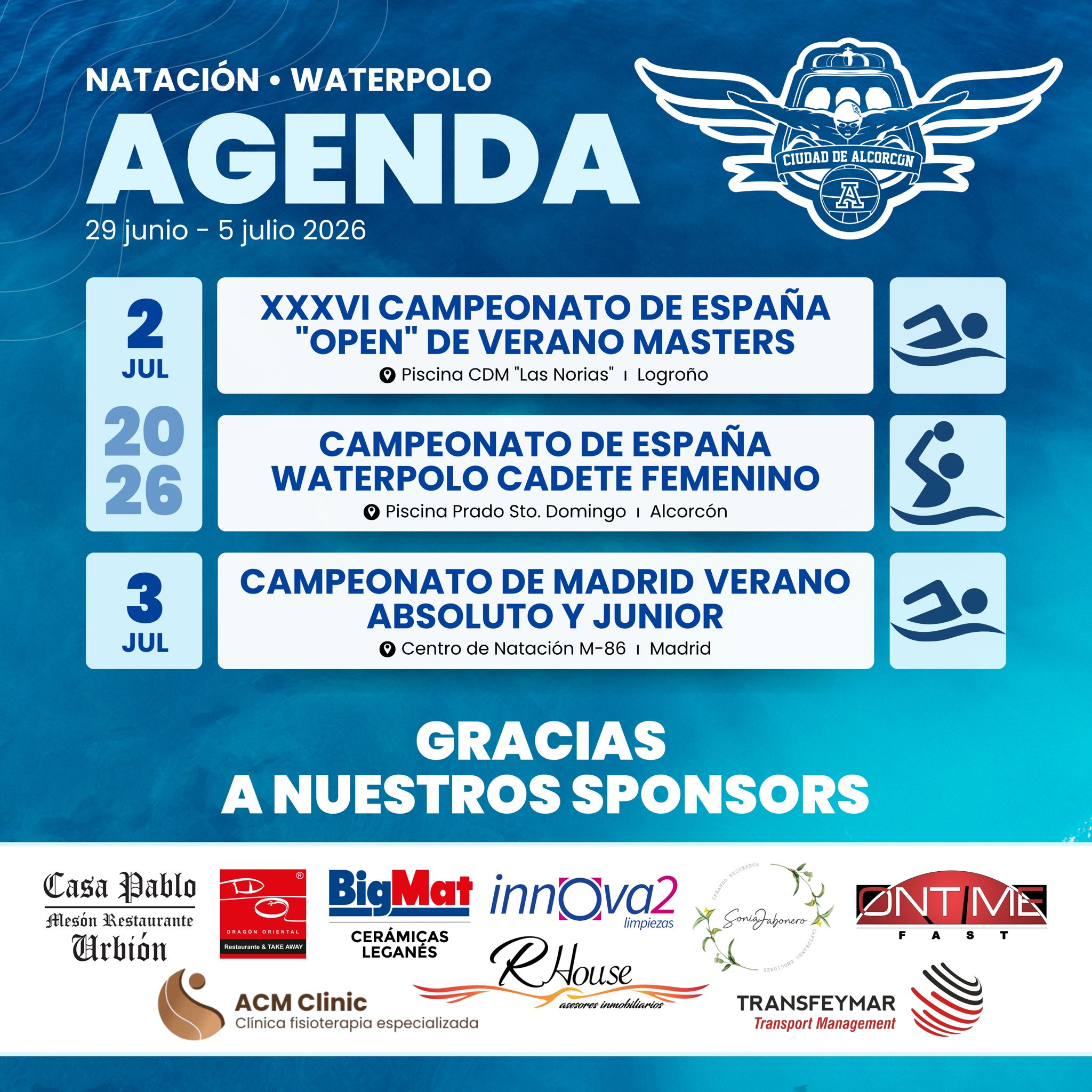 Actividad semanal del club