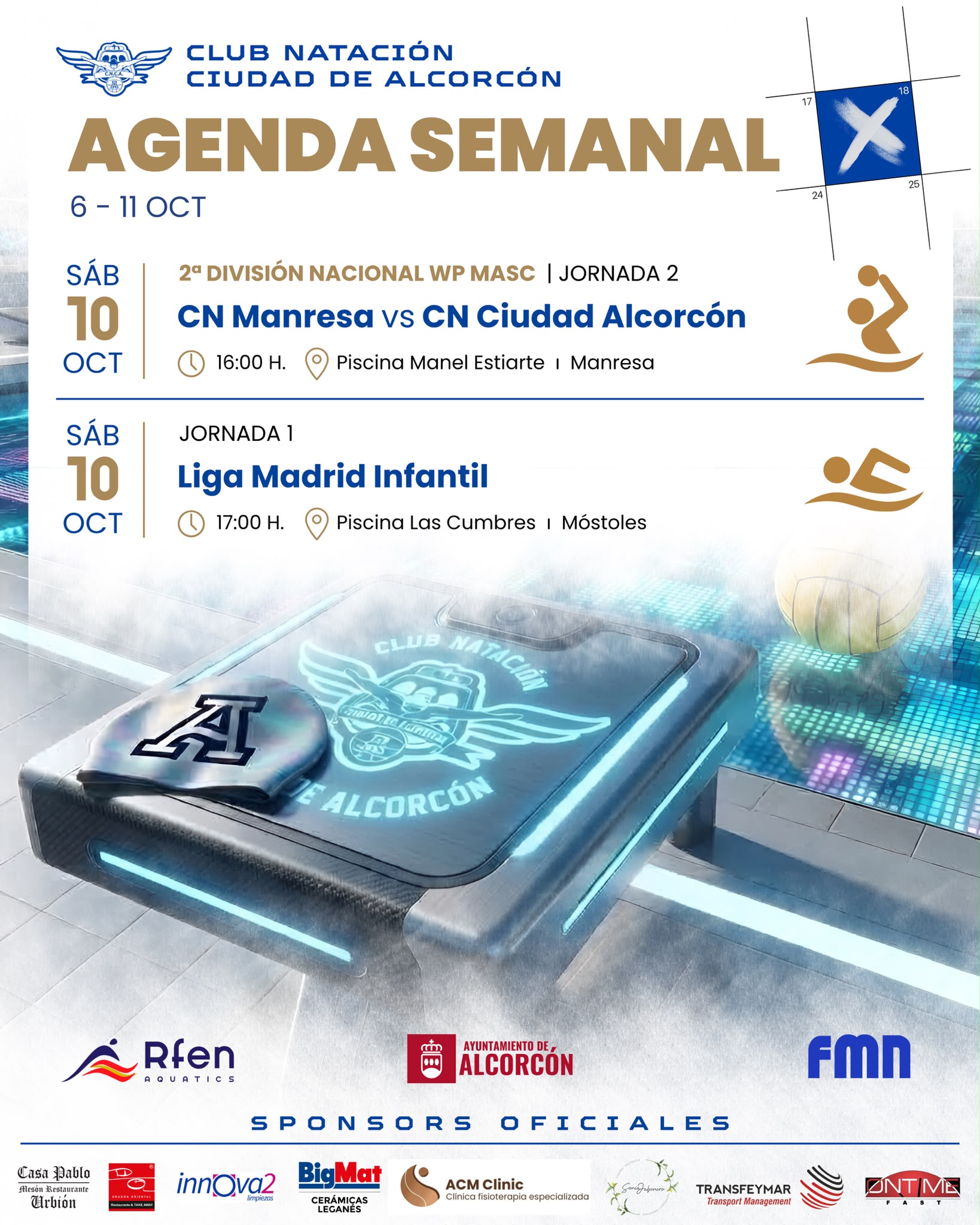 Actividad semanal del club